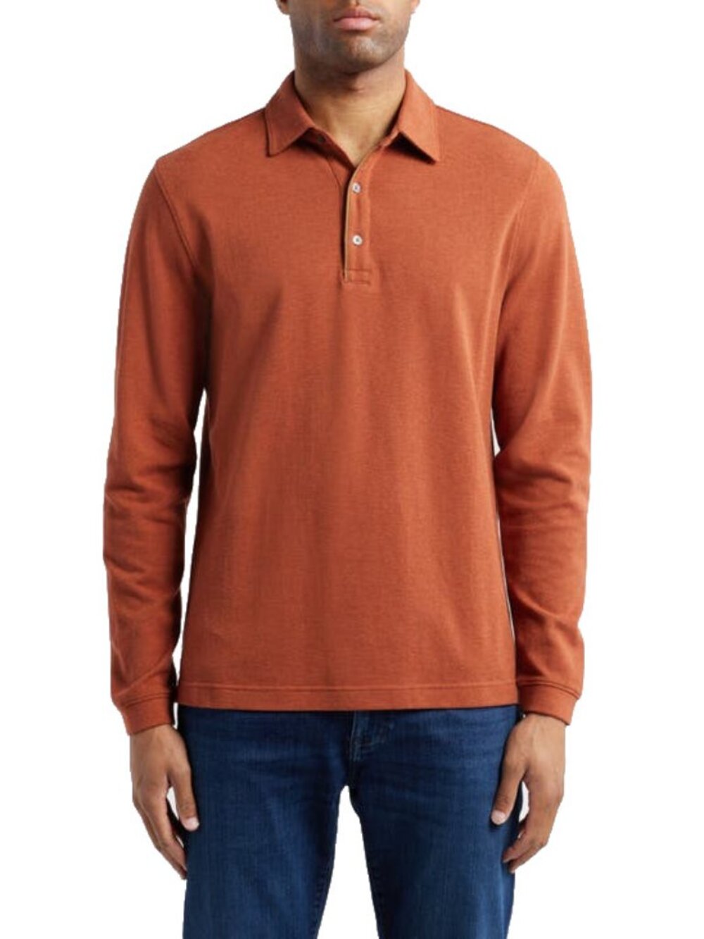 NWT Scott Barber Mens Size Large or XL Cotton Wool Pique Knit Polo Shirt Top NEW